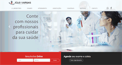Desktop Screenshot of labjuliovargas.com.br